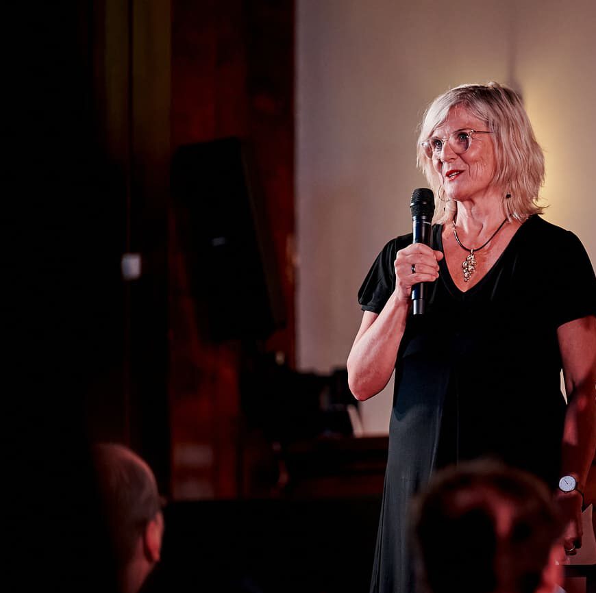 Heike Merten-Hommel beim Publikumsgespräch © Marcel Schröder
